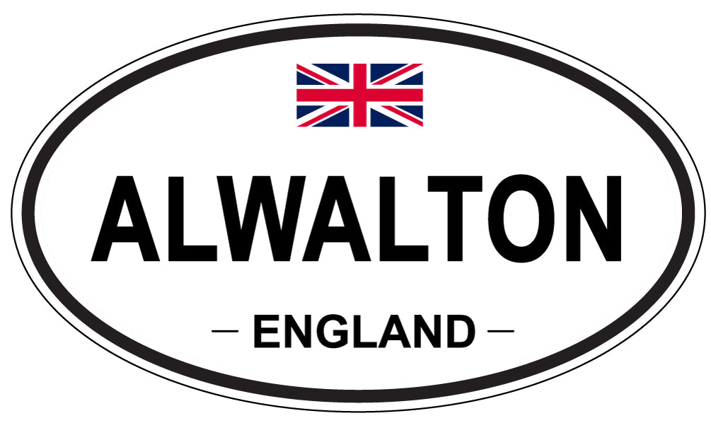 ALWALTON - Oval Sticker