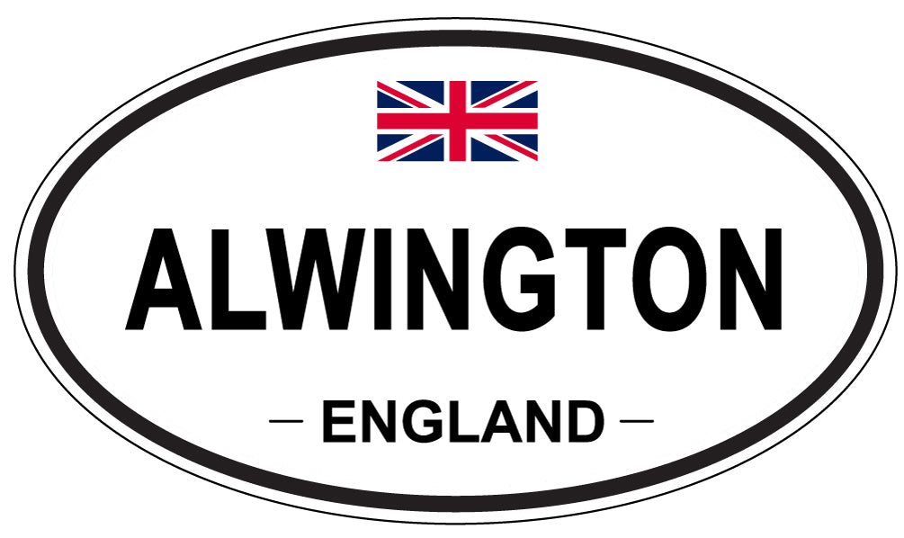 ALWINGTON - Oval Sticker