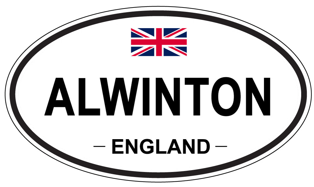 ALWINTON - Oval Sticker