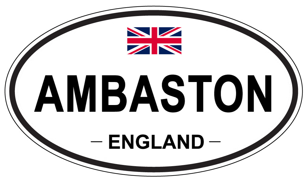 AMBASTON - Oval Sticker