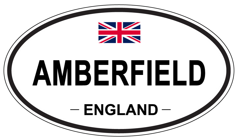 AMBERFIELD - Oval Sticker