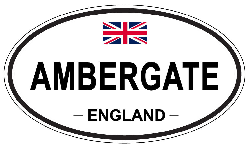 AMBERGATE - Oval Sticker