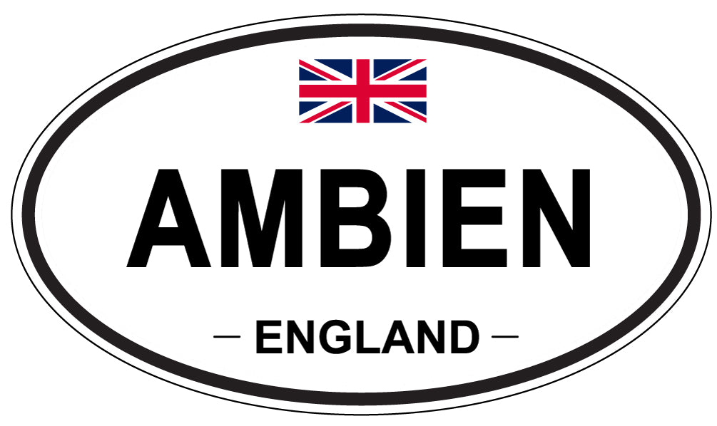 AMBIEN - Oval Sticker