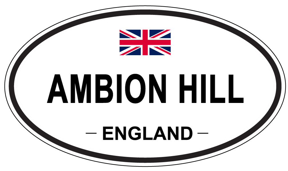 AMBION HILL - Oval Sticker