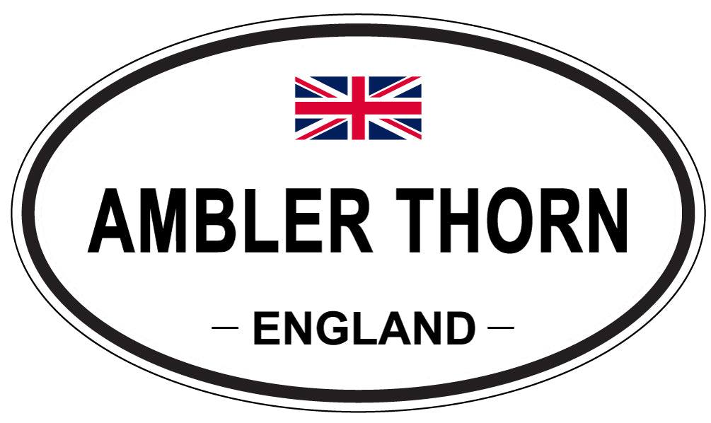 AMBLER THORN - Oval Sticker