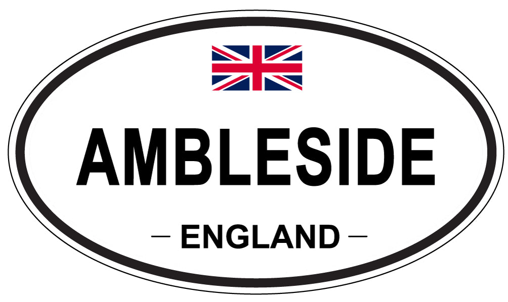 AMBLESIDE - Oval Sticker