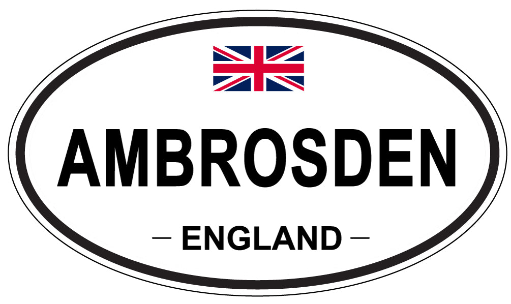 AMBROSDEN - Oval Sticker
