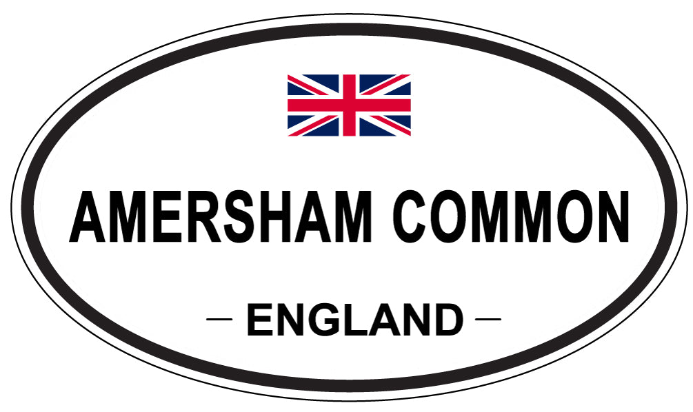 AMERSHAM COMMON - Oval Sticker