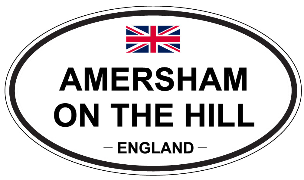 AMERSHAM ON THE HILL - Oval Sticker