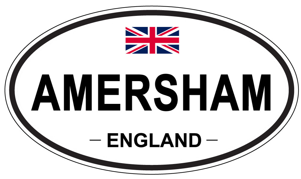 AMERSHAM - Oval Sticker