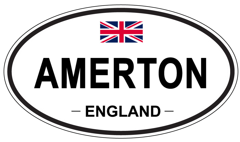 AMERTON - Oval Sticker
