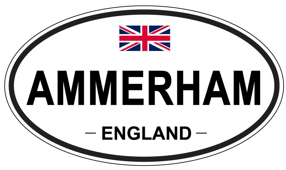 AMMERHAM - Oval Sticker