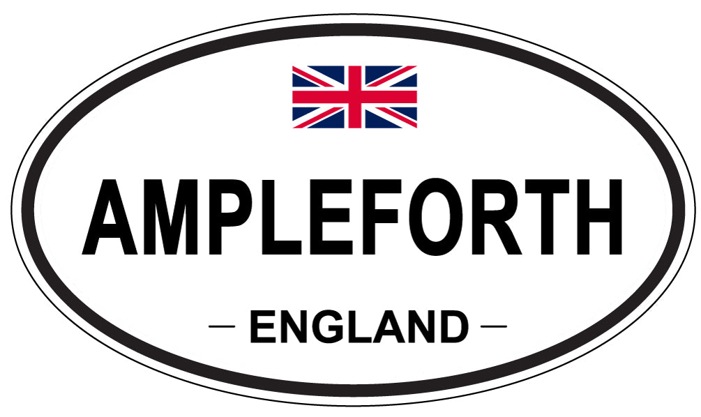 AMPLEFORTH - Oval Sticker