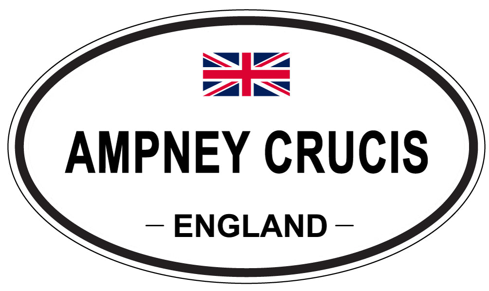 AMPNEY CRUCIS - Oval Sticker