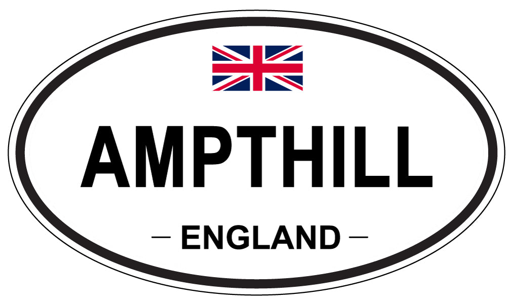 AMPTHILL - Oval Sticker