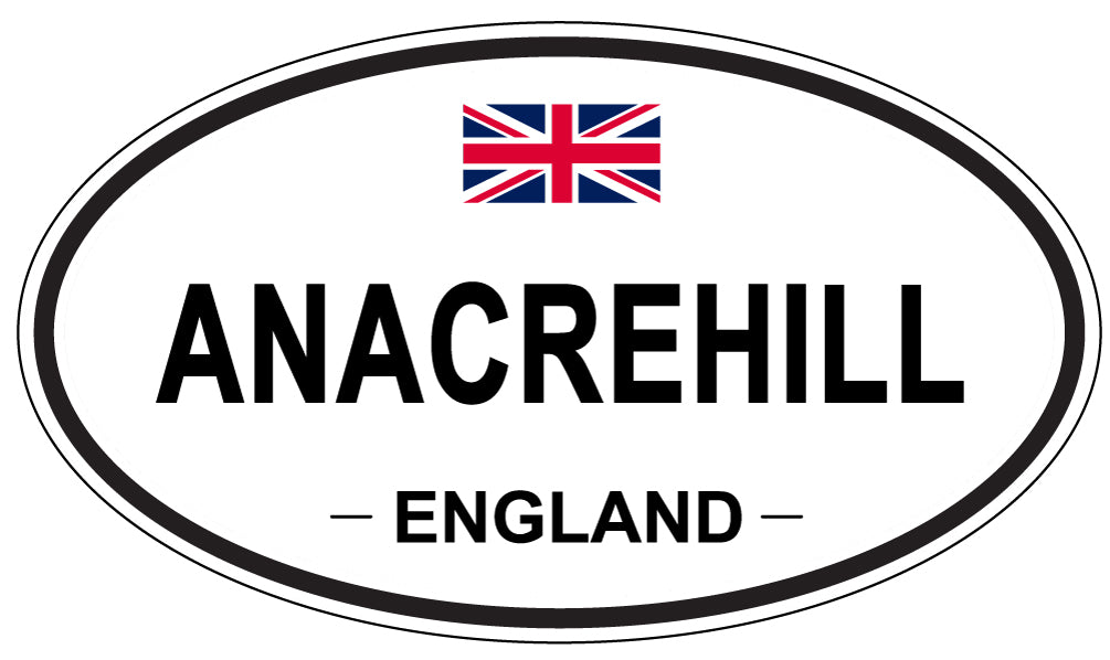 ANACREHILL - Oval Sticker