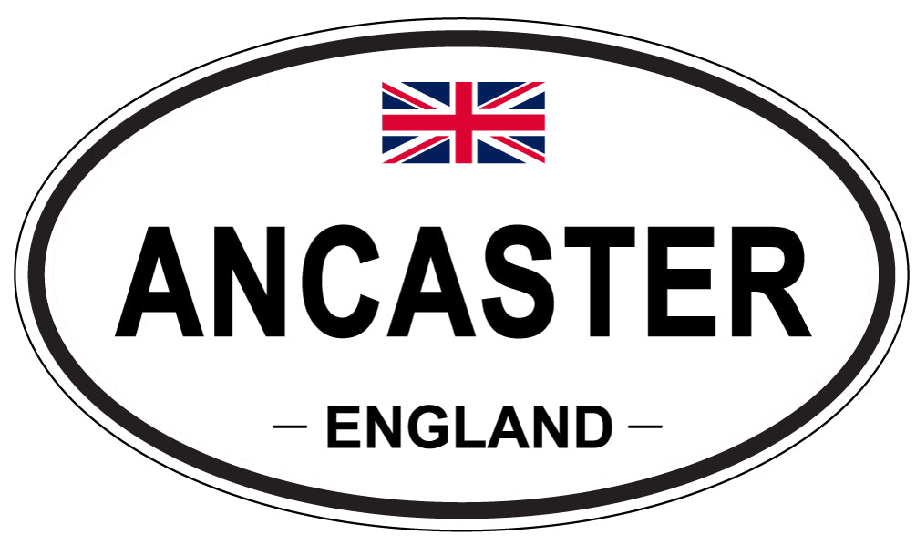 ANCASTER - Oval Sticker