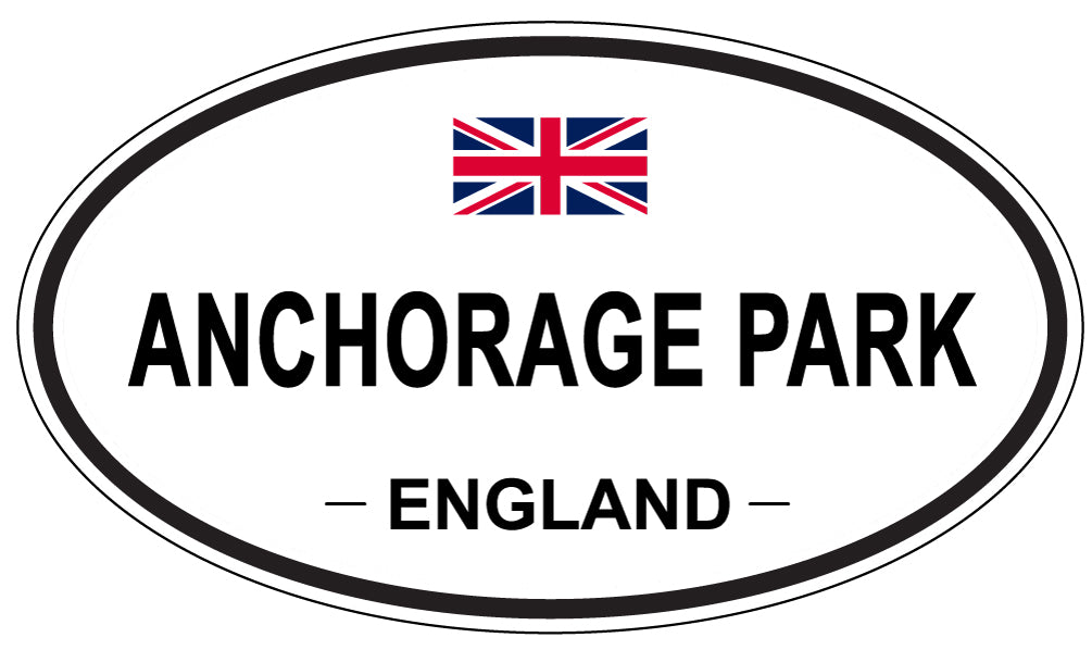 ANCHORAGE PARK - Oval Sticker