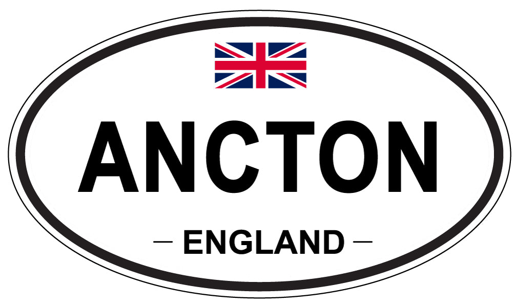 ANCTON - Oval Sticker