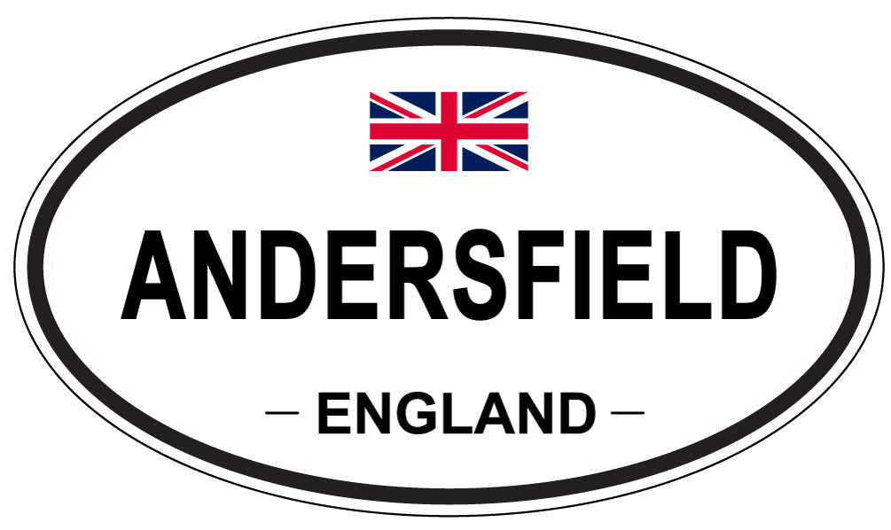 ANDERSFIELD - Oval Sticker