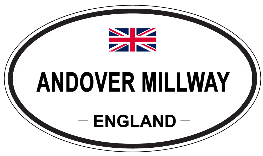 ANDOVER MILLWAY - Oval Sticker