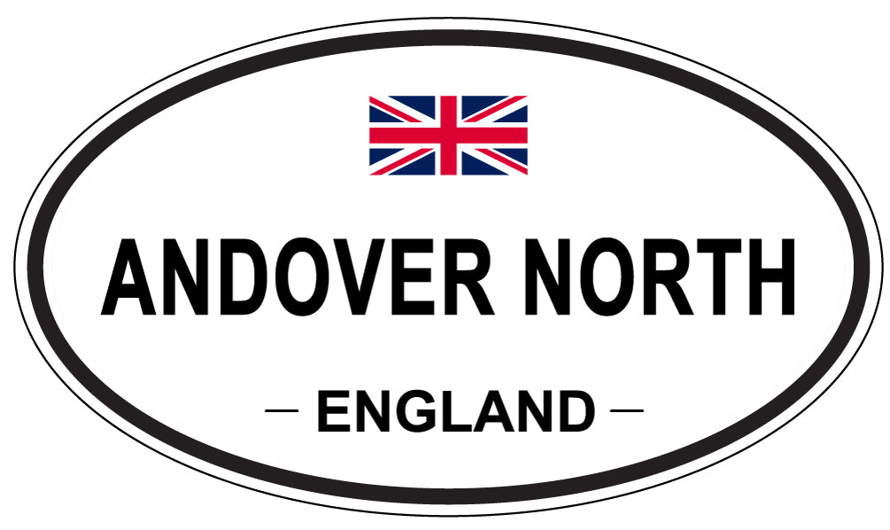 ANDOVER NORTH - Oval Sticker