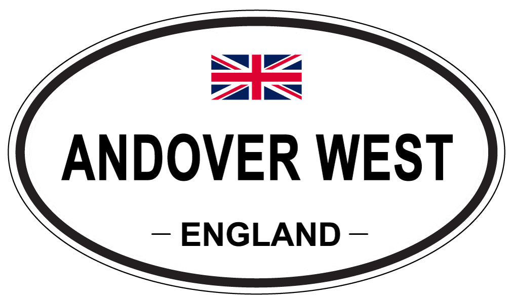 ANDOVER WEST - Oval Sticker