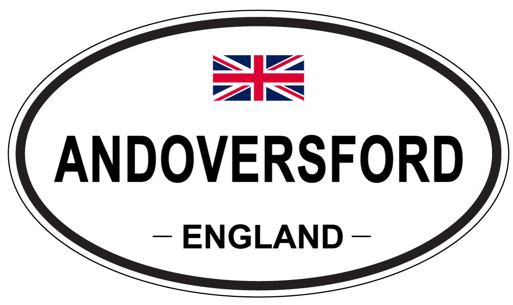 ANDOVERSFORD - Oval Sticker