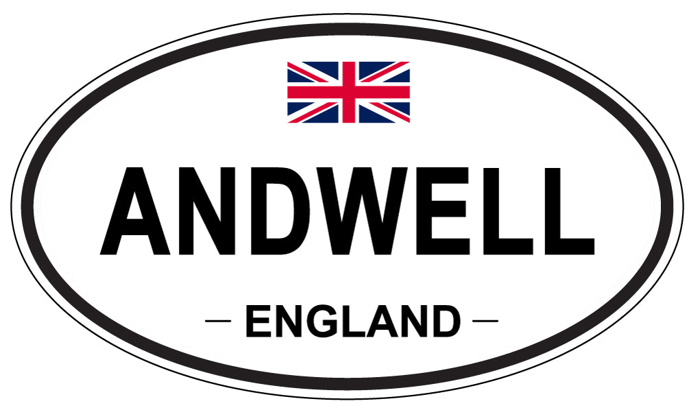 ANDWELL - Oval Sticker