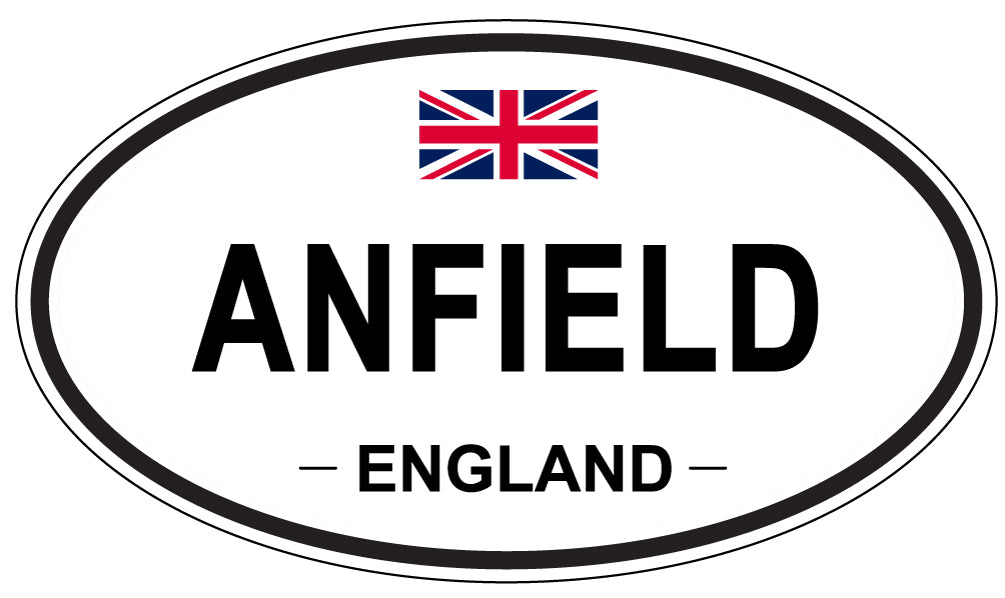 ANFIELD - Oval Sticker
