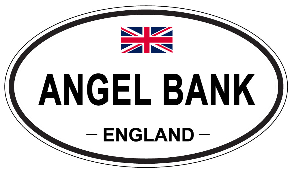 ANGEL BANK - Oval Sticker