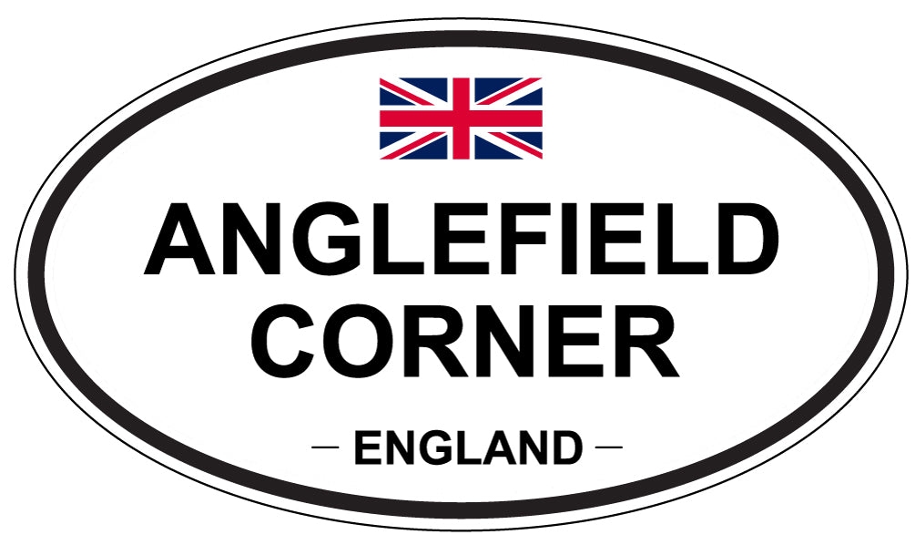 ANGLEFIELD CORNER - Oval Sticker