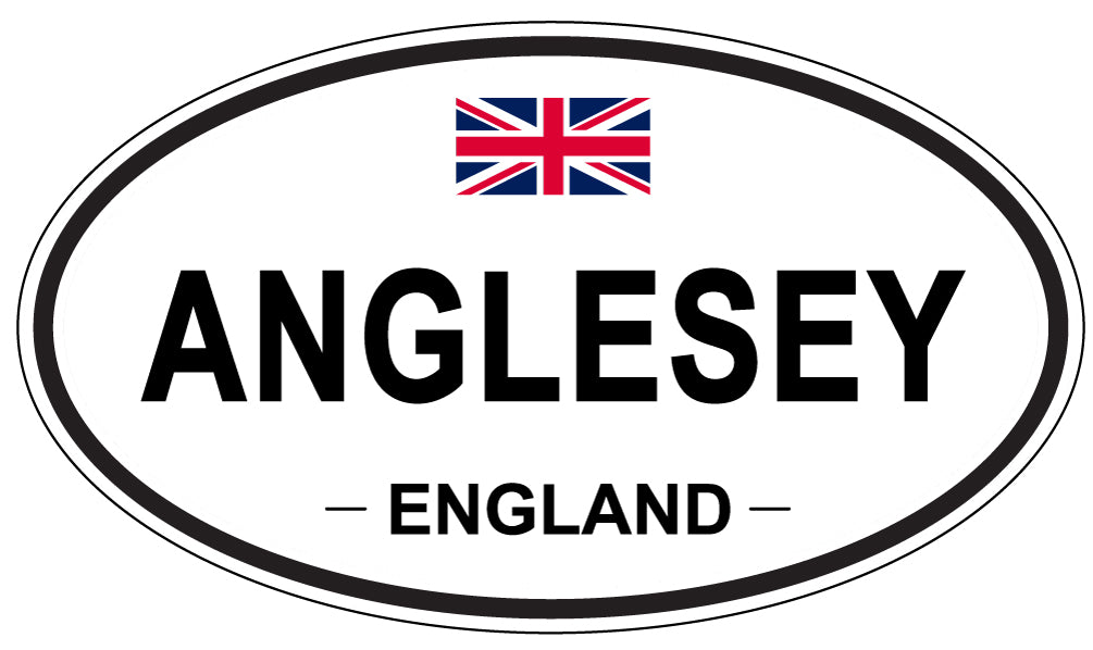 ANGLESEY - Oval Sticker