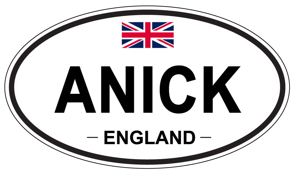 ANICK, England - Oval Magnet