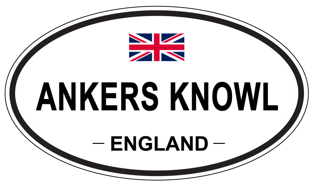 ANKERS KNOWL - Oval Sticker