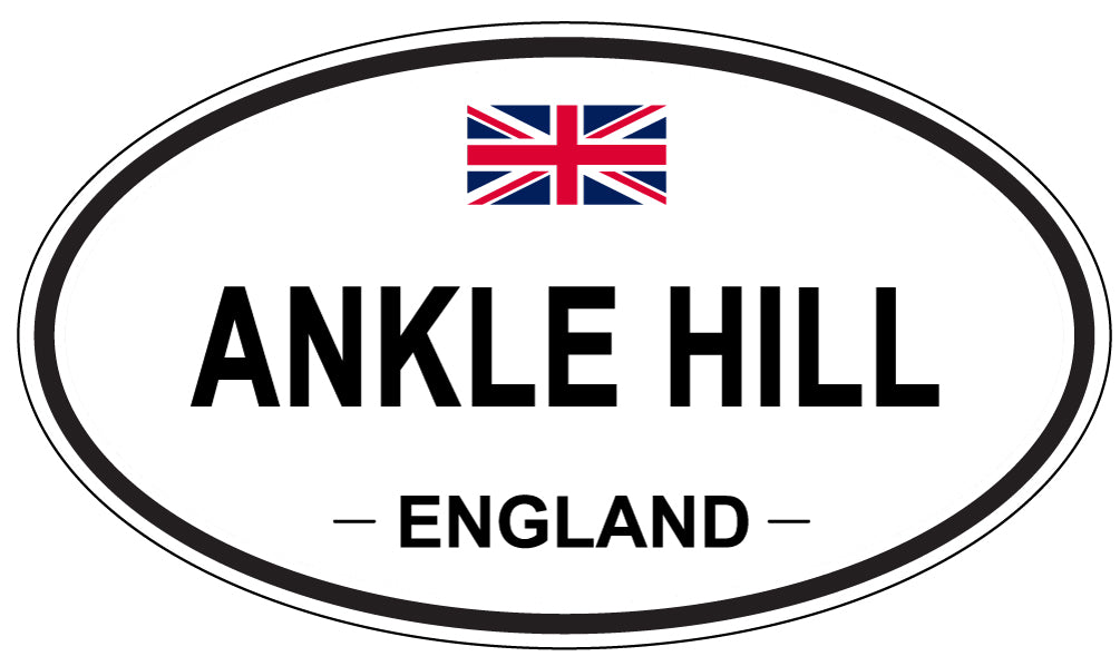 ANKLE HILL - Oval Sticker