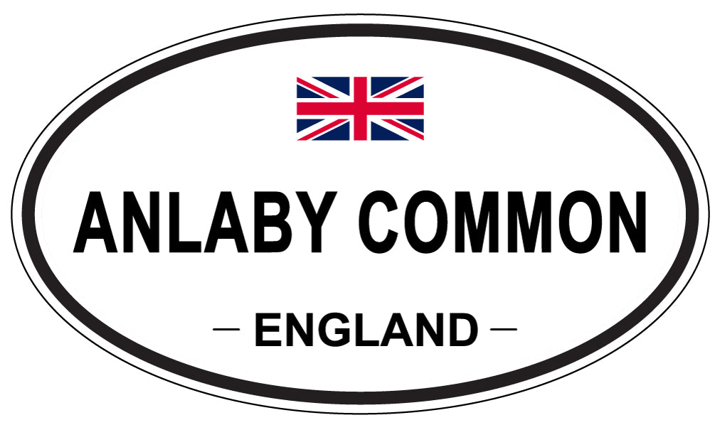 ANLABY COMMON - Oval Sticker