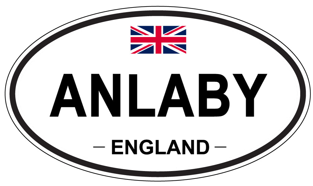 ANLABY - Oval Sticker
