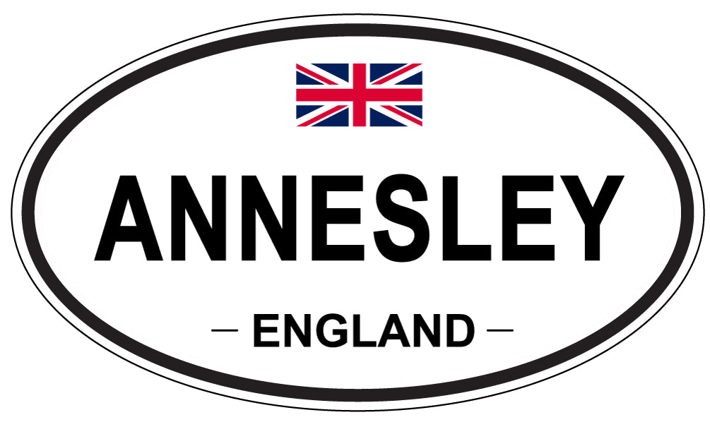 ANNESLEY - Oval Sticker