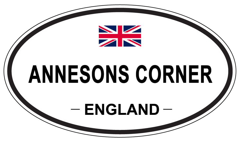 ANNESONS CORNER - Oval Sticker