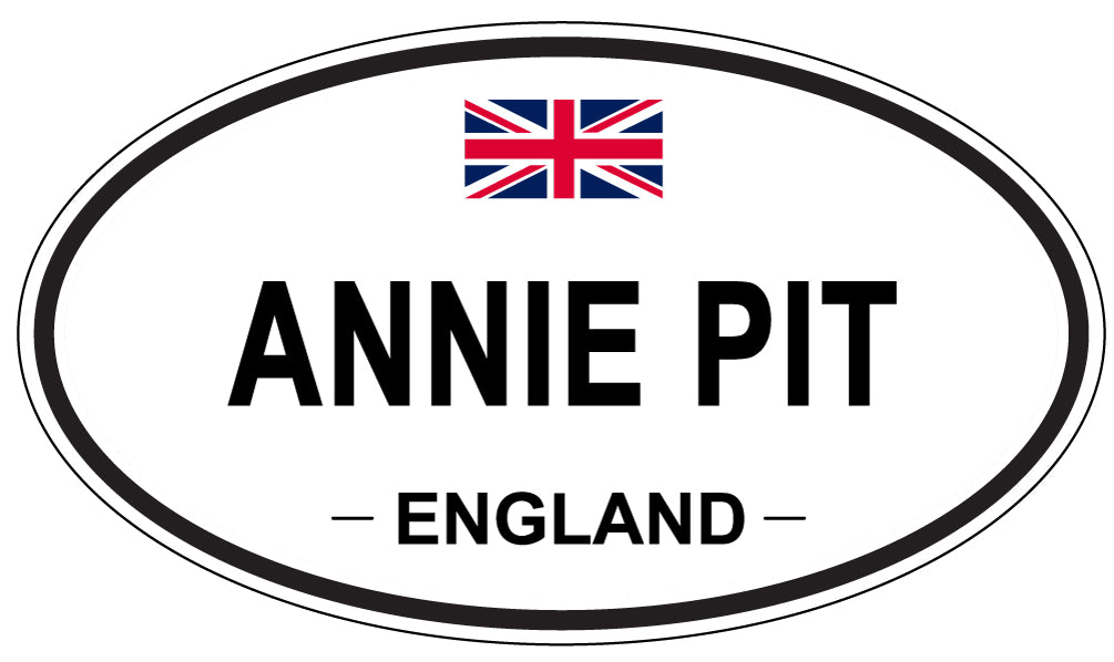 ANNIE PIT - Oval Sticker