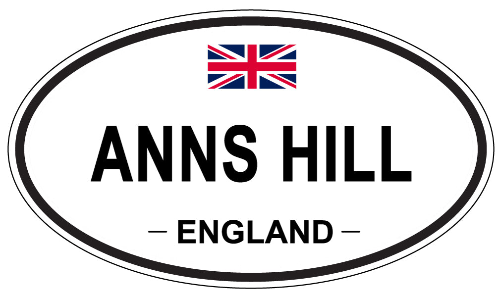 ANNS HILL - Oval Sticker