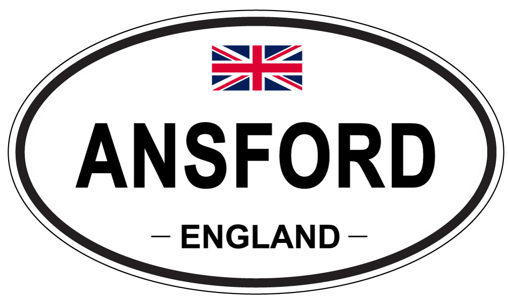 ANSFORD - Oval Sticker