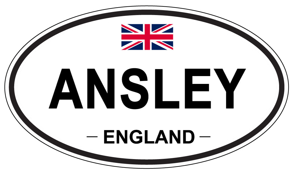 ANSLEY, England - Oval Magnet