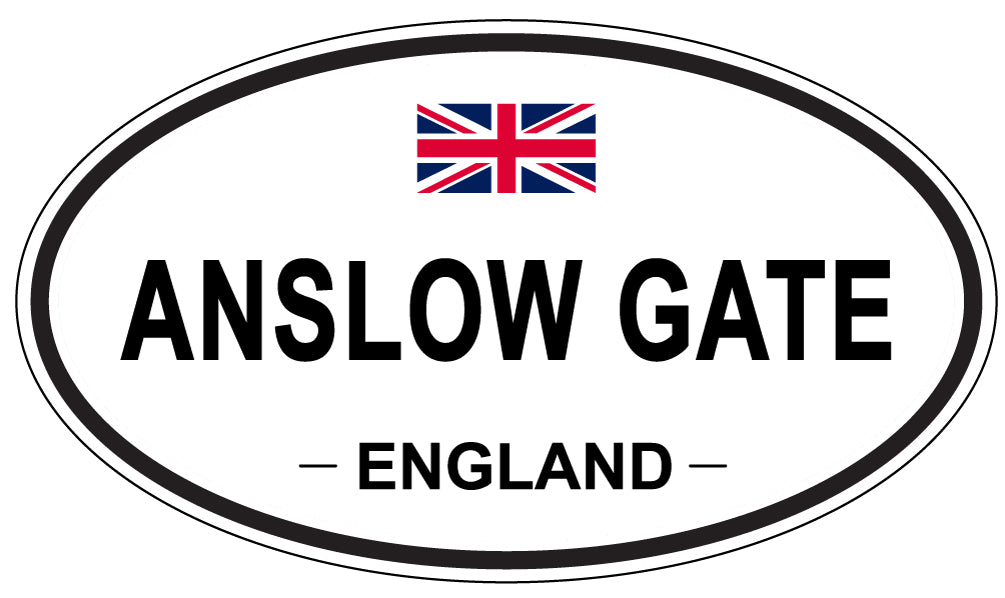 ANSLOW GATE - Oval Sticker