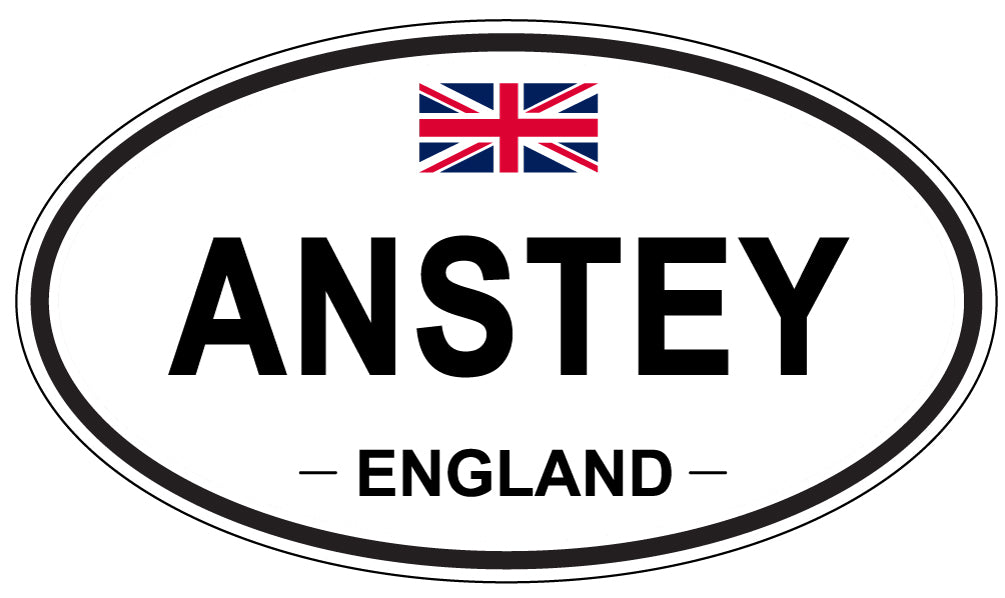 ANSTEY, England - Oval Magnet