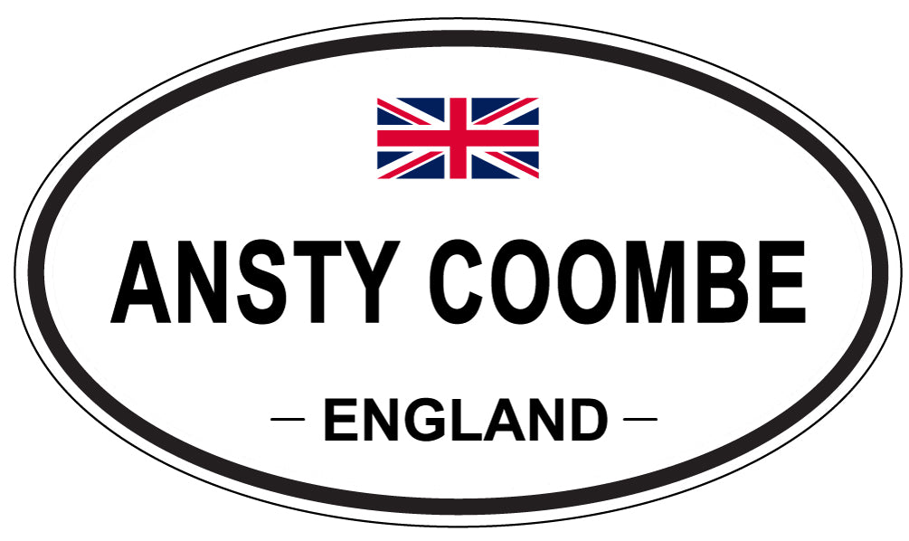 ANSTY COOMBE - Oval Sticker
