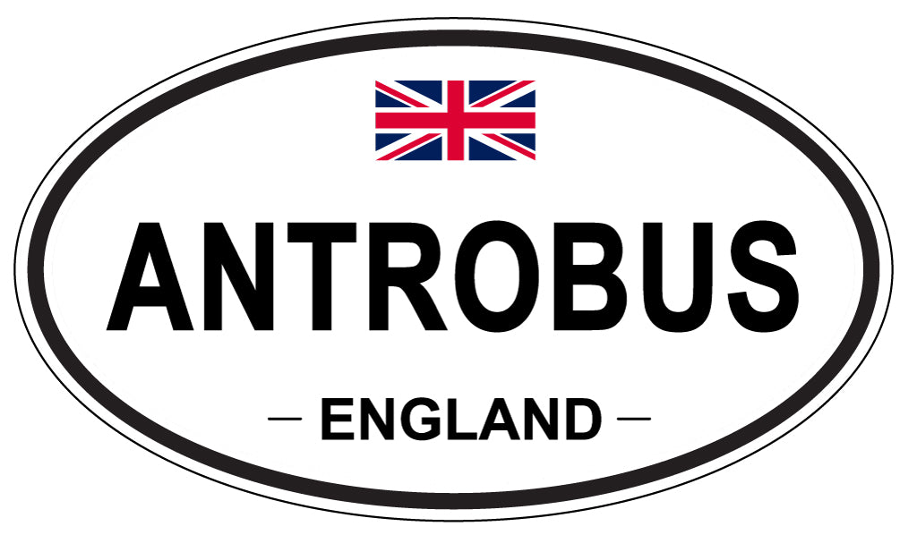ANTROBUS, England - Oval Magnet