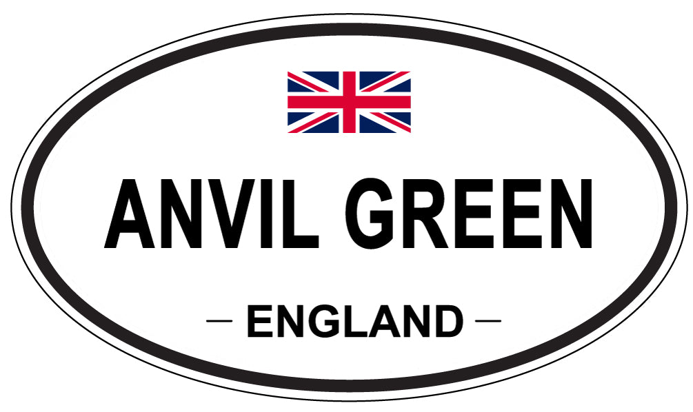 ANVIL GREEN - Oval Sticker