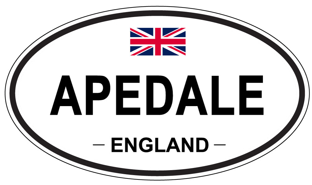 APEDALE - Oval Sticker